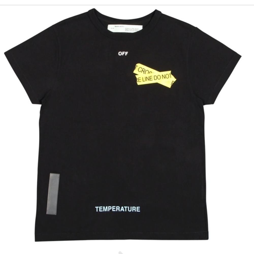 OFF-WHITE Firetape T-Shirt Black